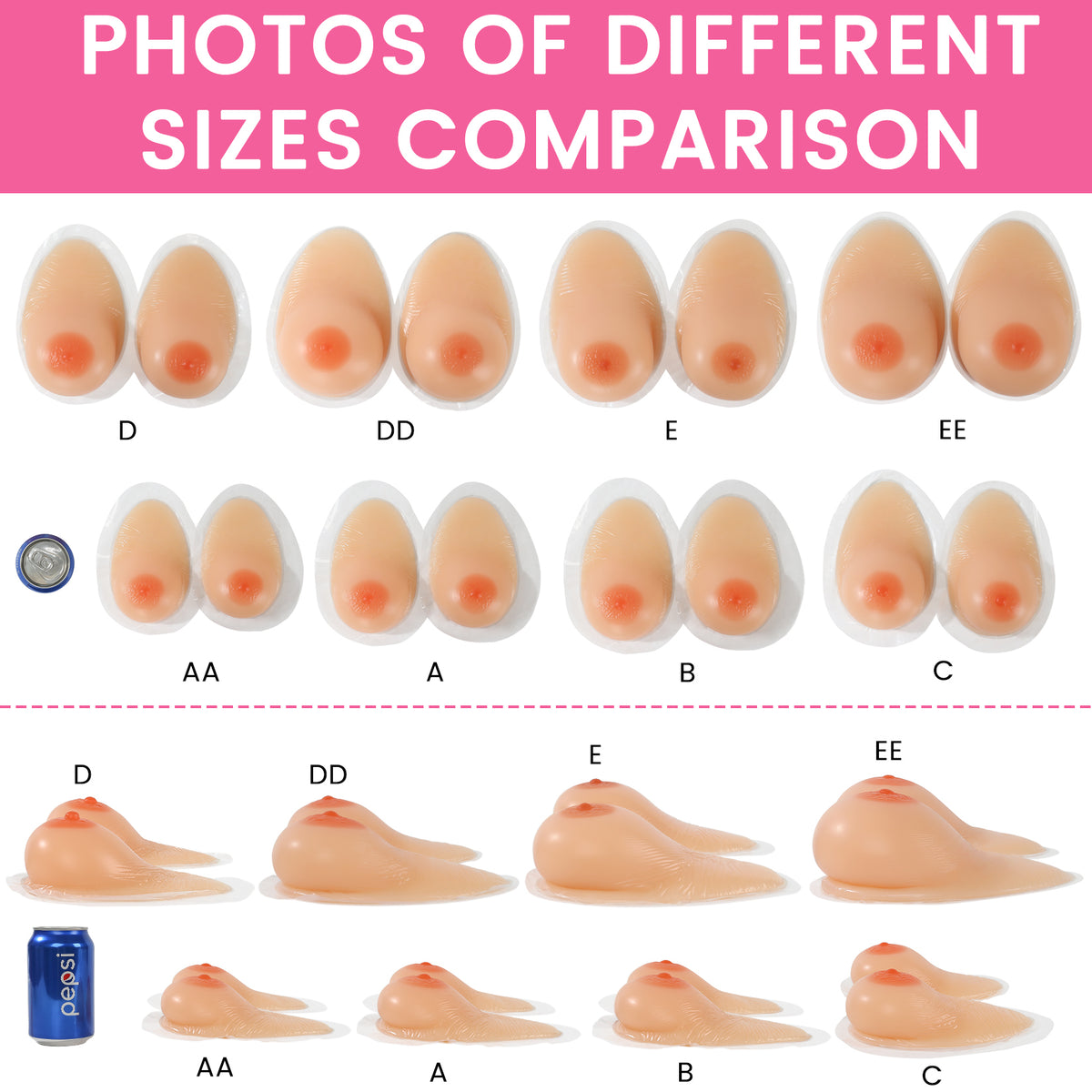 Vollence Self Adhesive Long Tail Shape Silicone Breast Forms Fake Boobs Mastectomy Prosthesis Bra Pad Enhancers