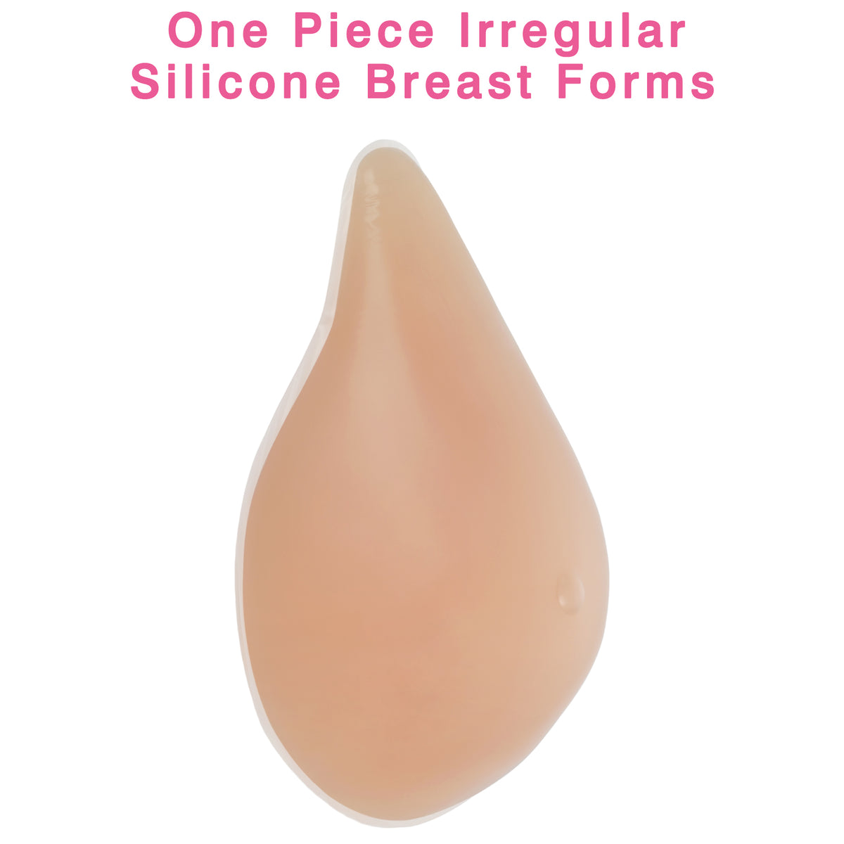 Vollence One Piece Side Silicone Breast Forms Women Mastectomy Prosthesis Concave Bra Pad