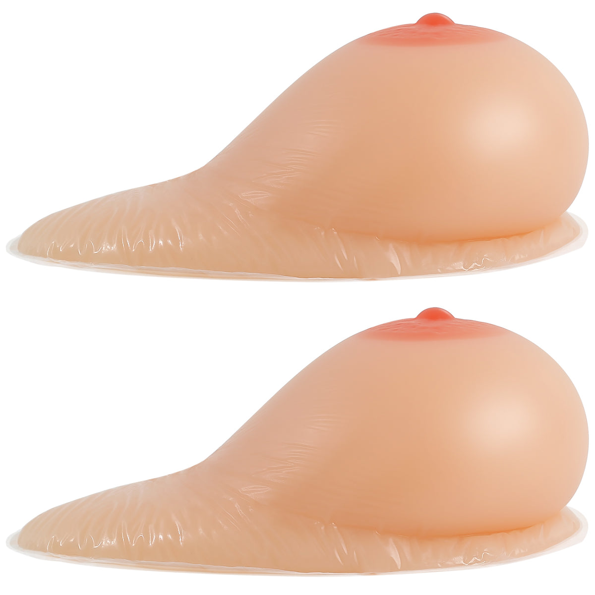 Vollence Self Adhesive Long Tail Shape Silicone Breast Forms Fake Boobs Mastectomy Prosthesis Bra Pad Enhancers