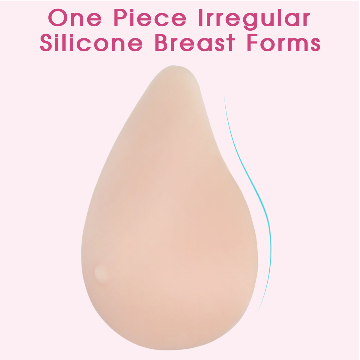 Vollence One Piece Classic Sleep Durable Side Silicone Breast Forms