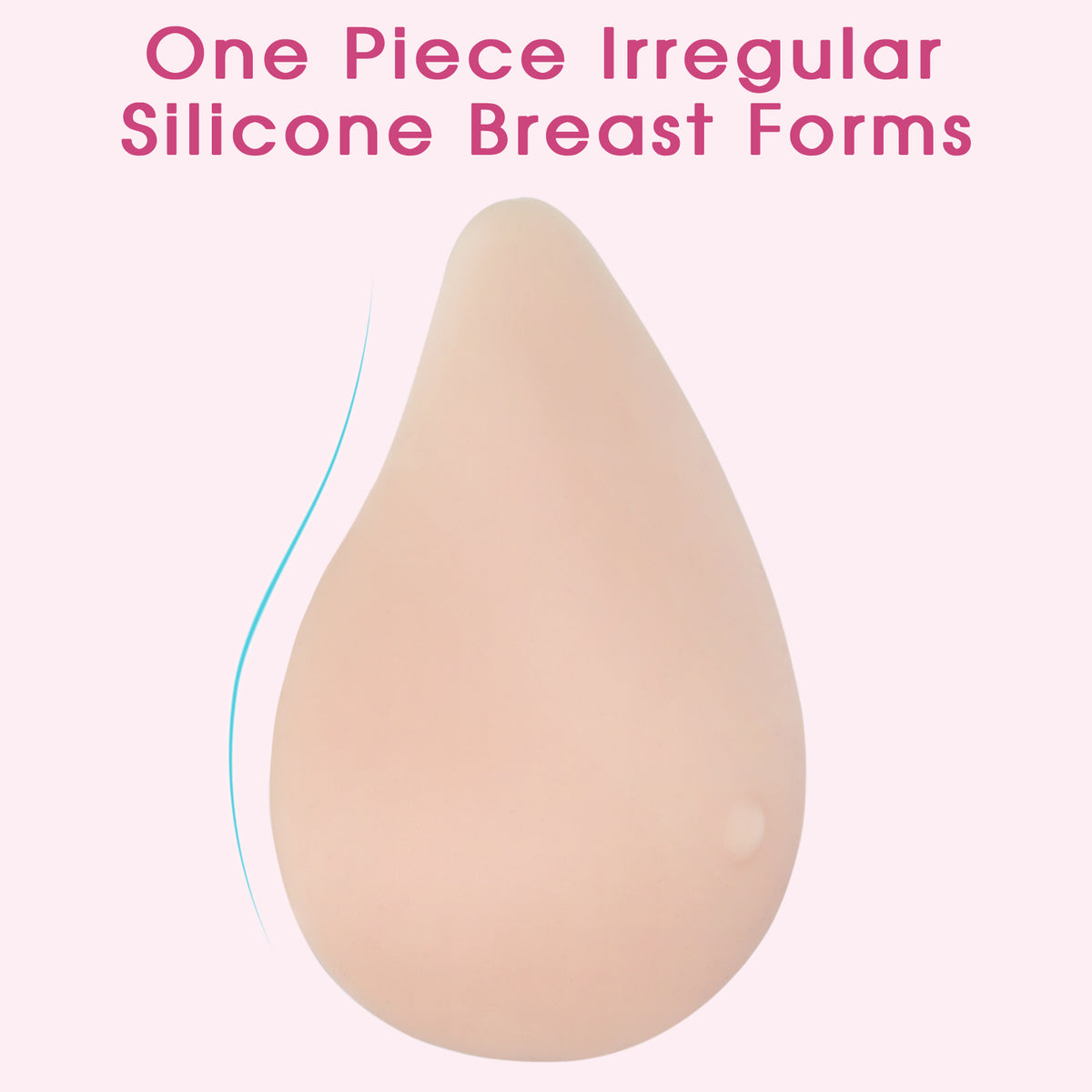 Vollence One Piece Classic Sleep Durable Side Silicone Breast Forms