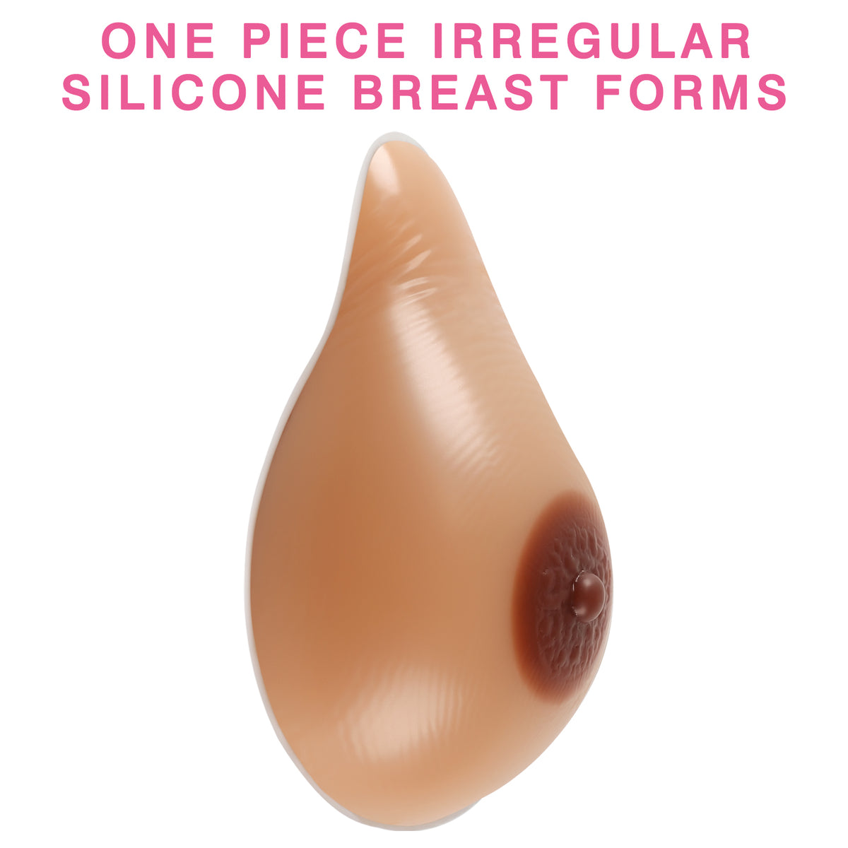 Vollence One Piece Side Silicone Breast Forms irregular Fake Boobs