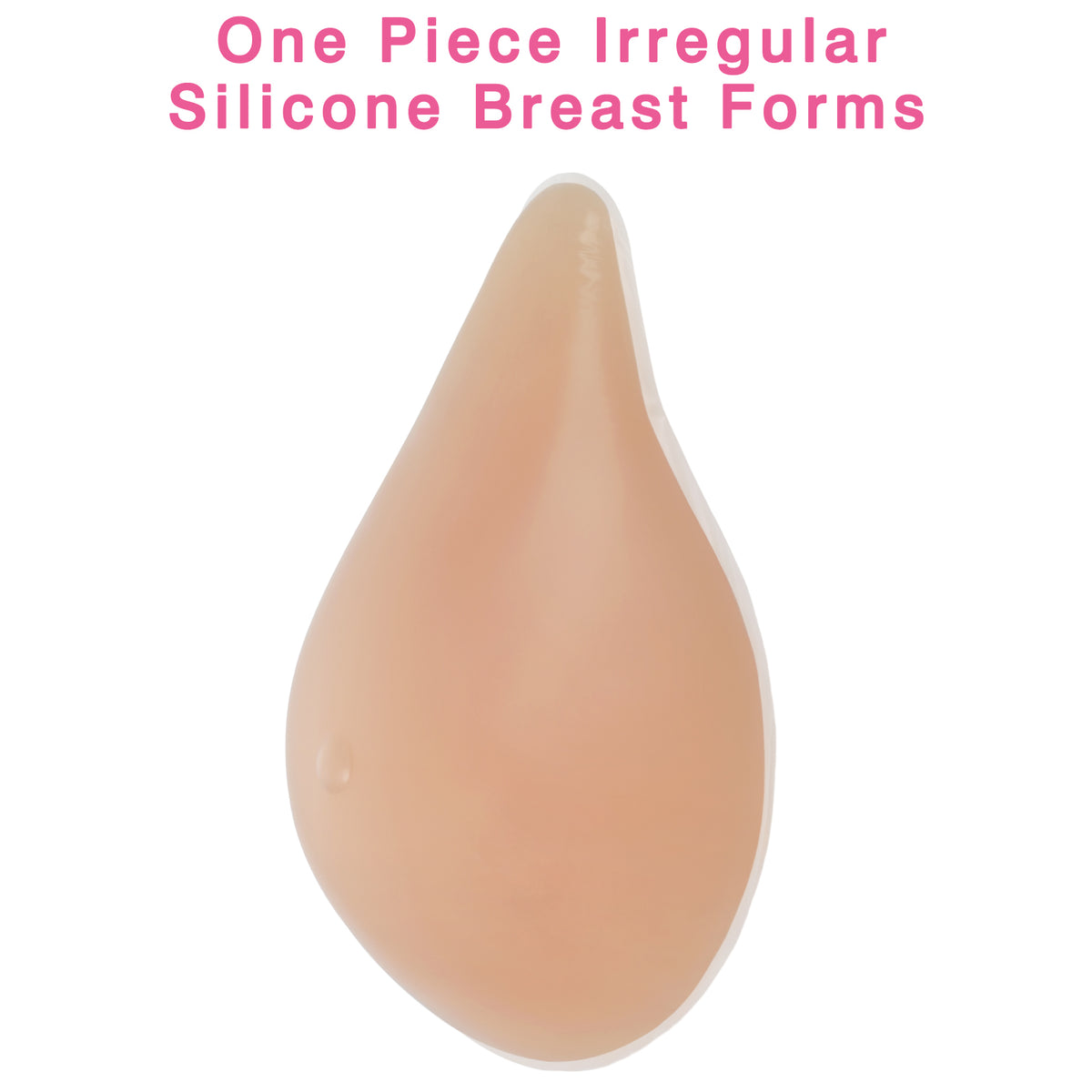 Vollence One Piece Side Silicone Breast Forms Women Mastectomy Prosthesis Concave Bra Pad