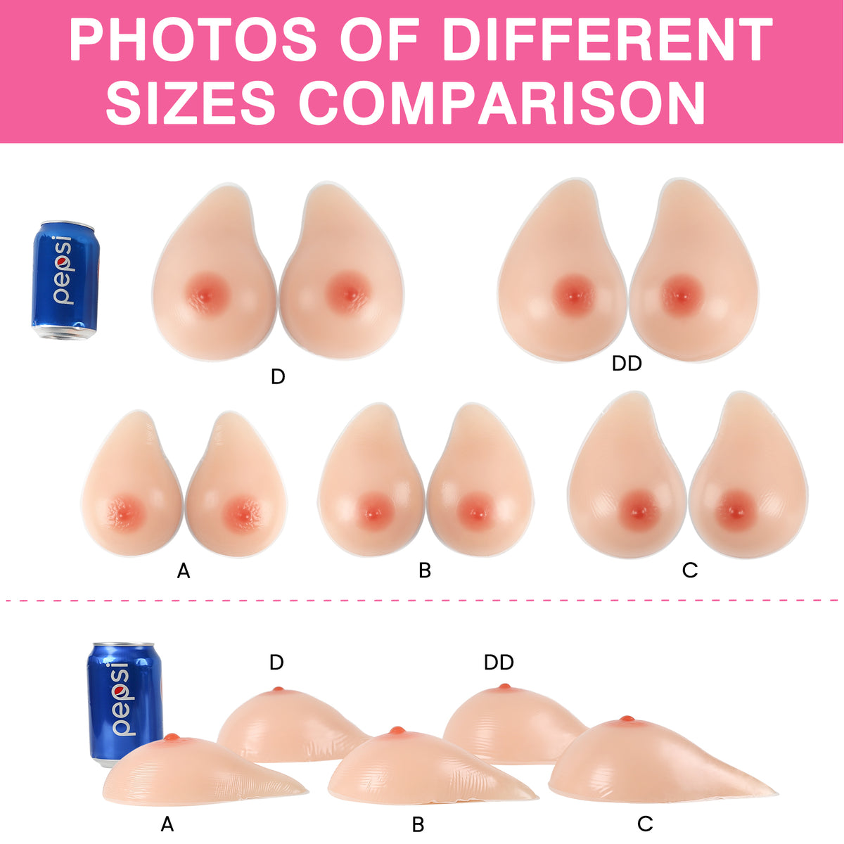 Vollence One Pair Side Silicone Breast Forms irregular Fake Boobs Mastectomy Prosthesis Bra Pad Enhancers