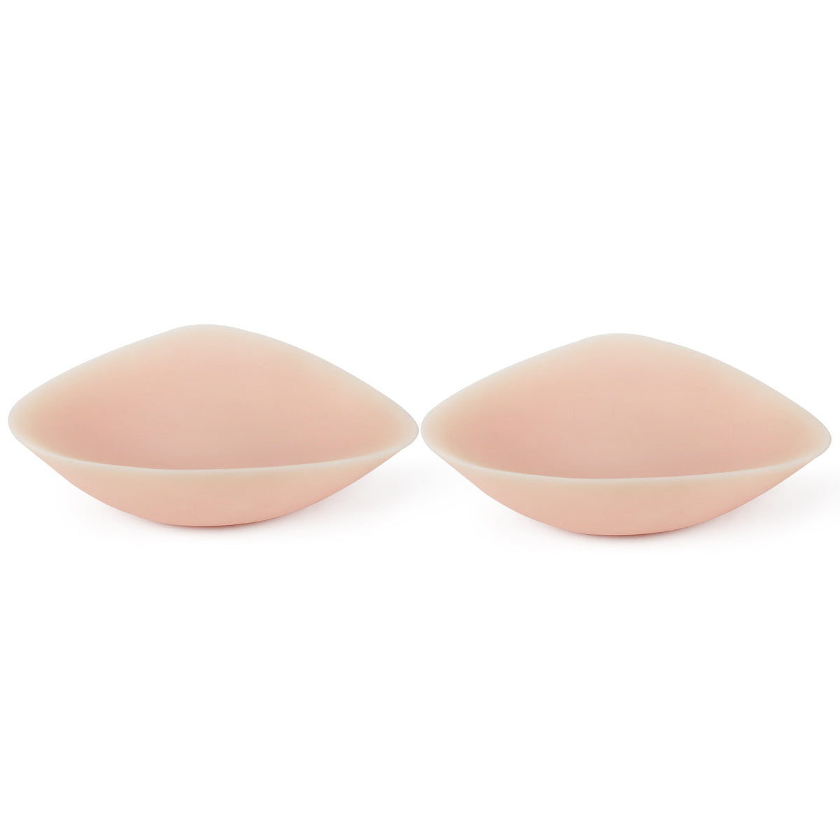 Vollence One Pair Classic Sleep Durable Triangle Silicone Breast Forms Fake Boobs Mastectomy Prosthesis Bra Pad Enhancers